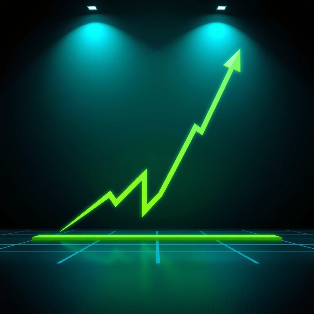Global fintech market growth chart with gaming integration trends